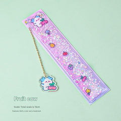 Multi-design cute rulers displayed together