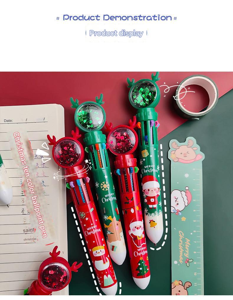 Image showcasing smooth-writing 0.5mm tip ballpoint pens