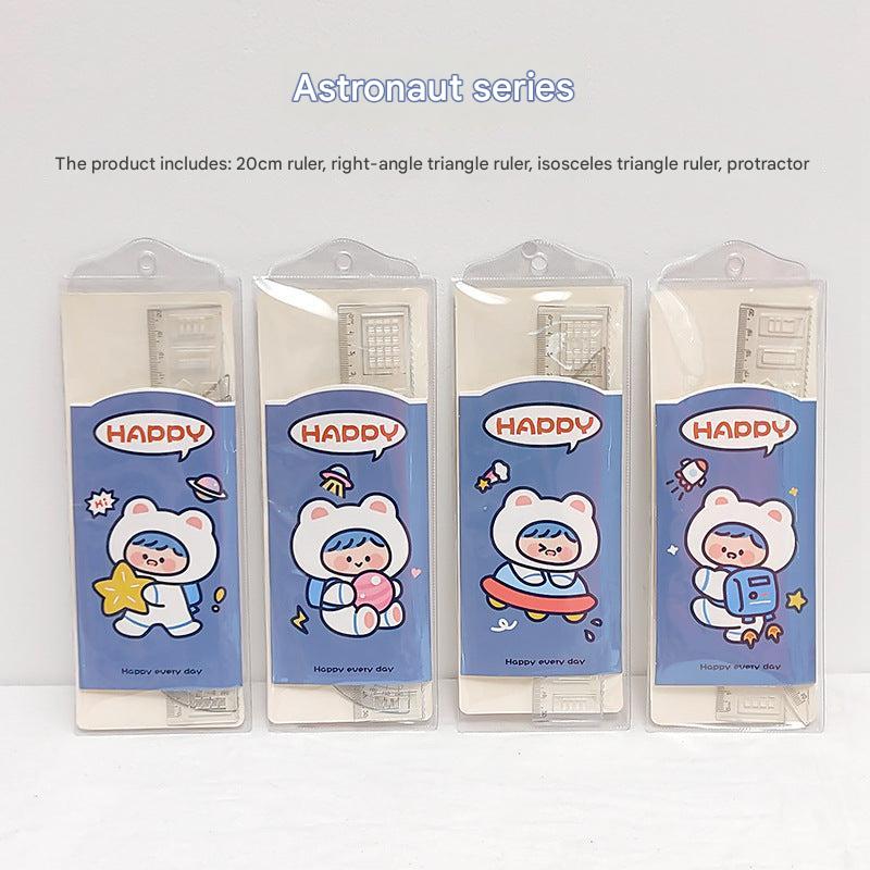 Youthful colorful bunny drawing tools