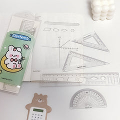 Dinosaur themed geometry kit for students
