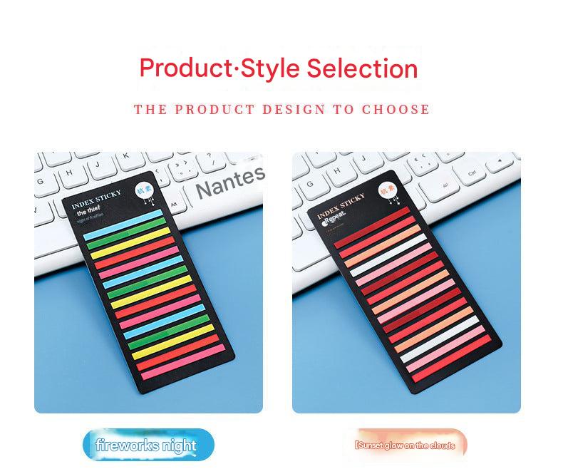Multiple colour options of adhesive memo pads