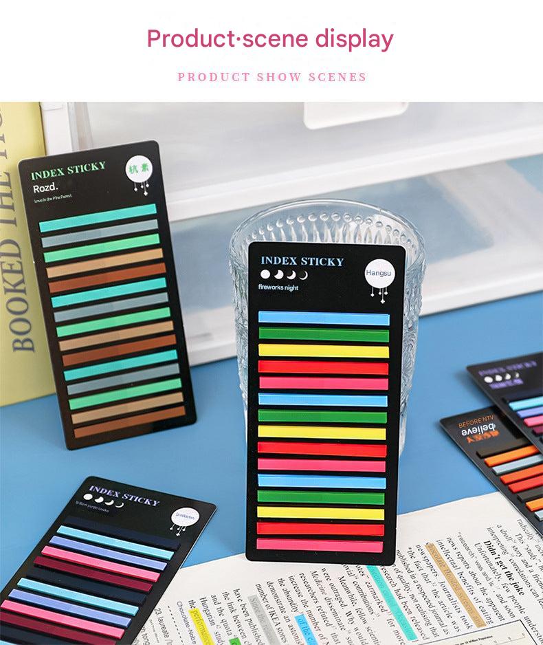Image of multicolor ultra-fine index sticky notes 1