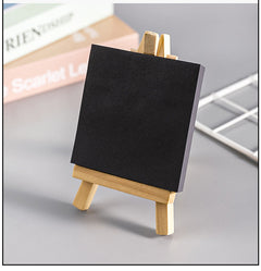 Beautiful black memo pad on a desk setup