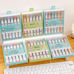 Assorted Pastel Cat Paw Highlighters Box - Image 2