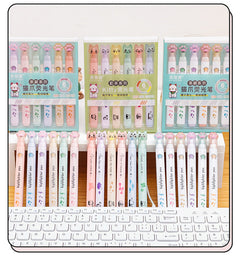 Cute Cat Paw Highlighters Set - Image 1