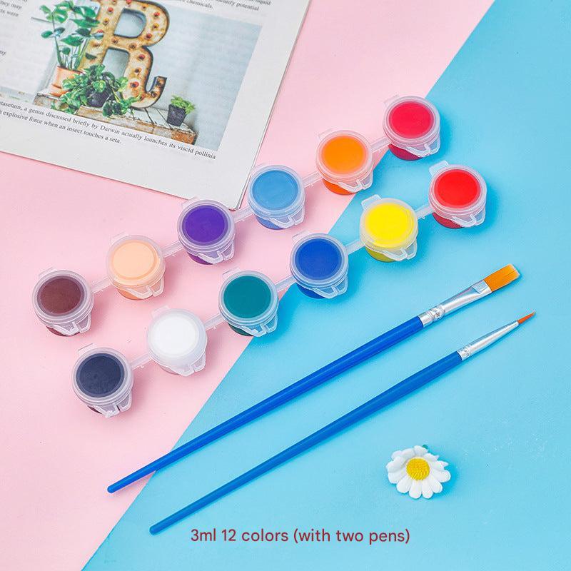 Artists using acrylic paint for DIY projects