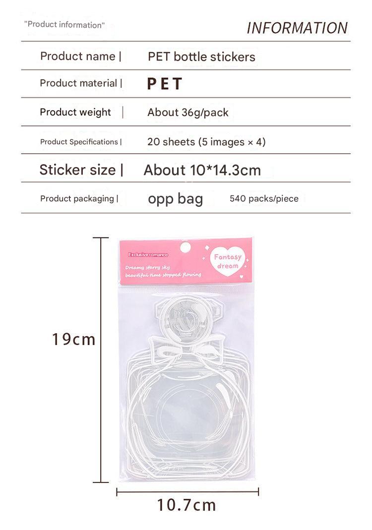 Artistic DIY stickers for crafts