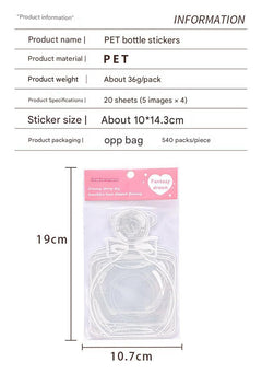 Artistic DIY stickers for crafts