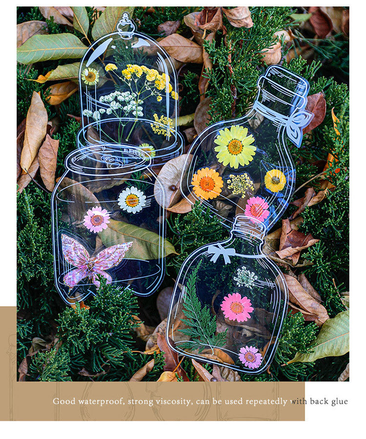 Artistic DIY stickers for crafts