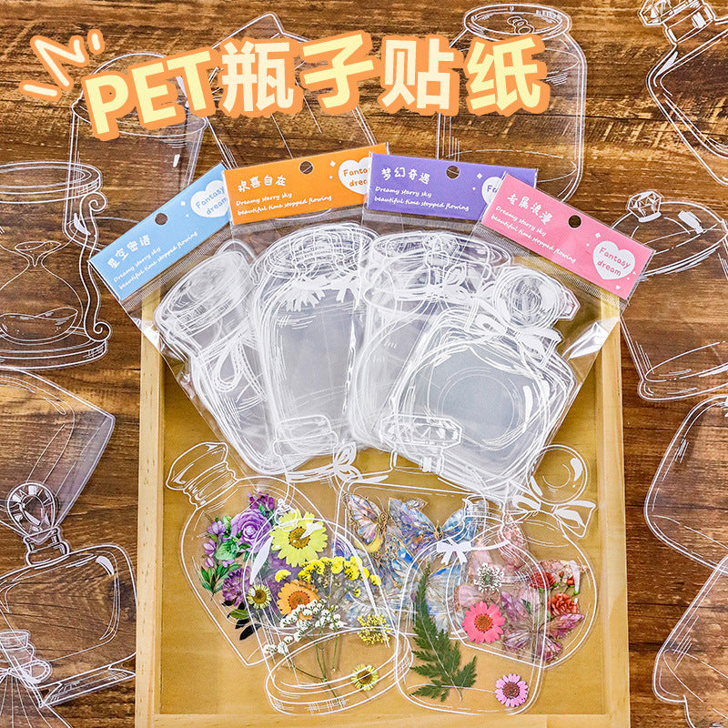 Artistic DIY stickers for crafts