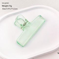 Colorful acrylic clipboard with stylish clips