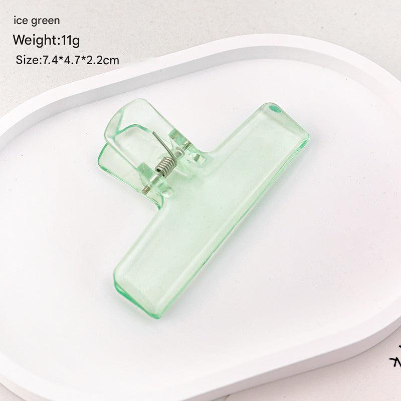 Colorful acrylic clipboard with stylish clips