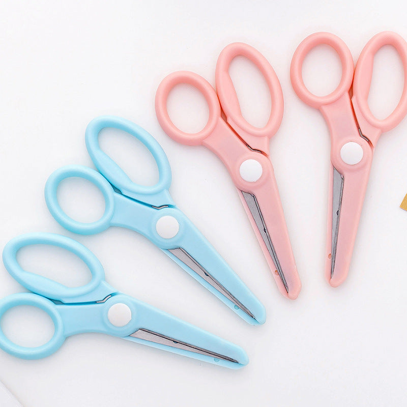 Safety scissors in use for classroom activities