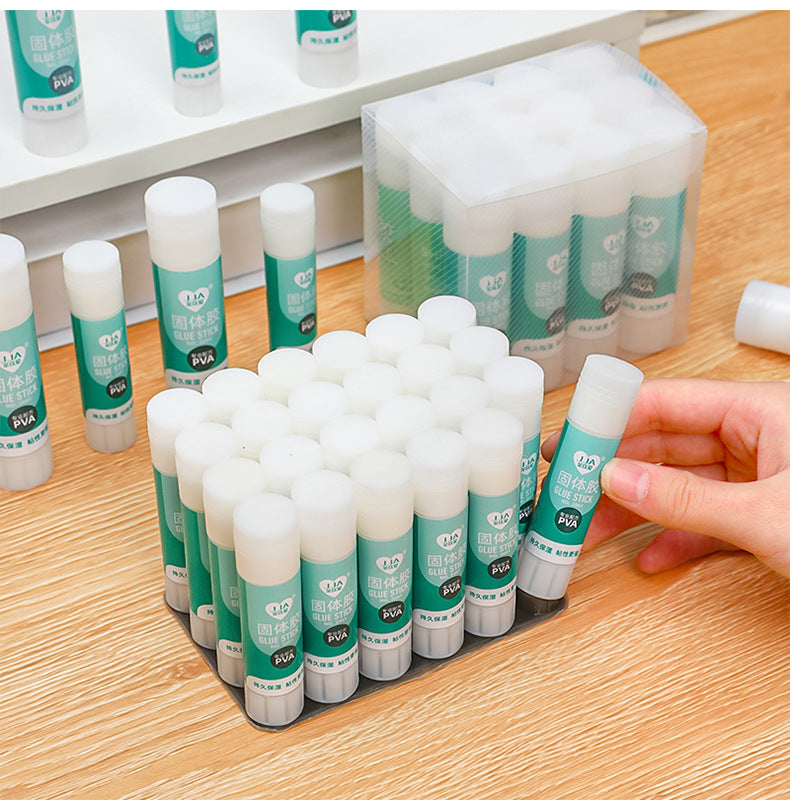 solid glue stick on white background