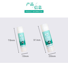 solid glue stick on white background