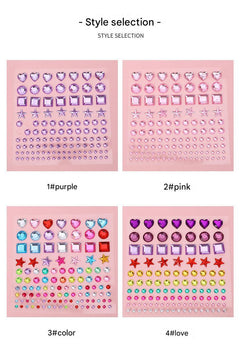 Multi-colored star stickers for crafting projects