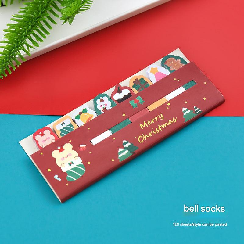 Packaged Christmas themed sticky notes