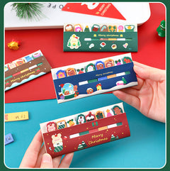 Packaged Christmas themed sticky notes