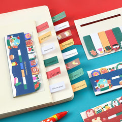 Christmas sticky note featuring Crystal House design