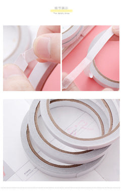 Close-up view of double-sided tape roll