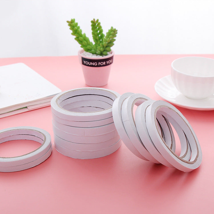 Close-up view of double-sided tape roll