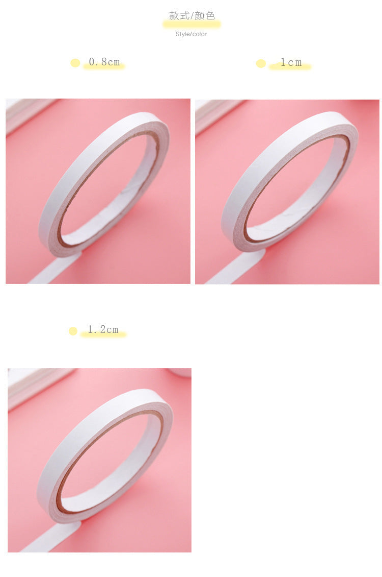Visible adhesive layer of double-sided tape