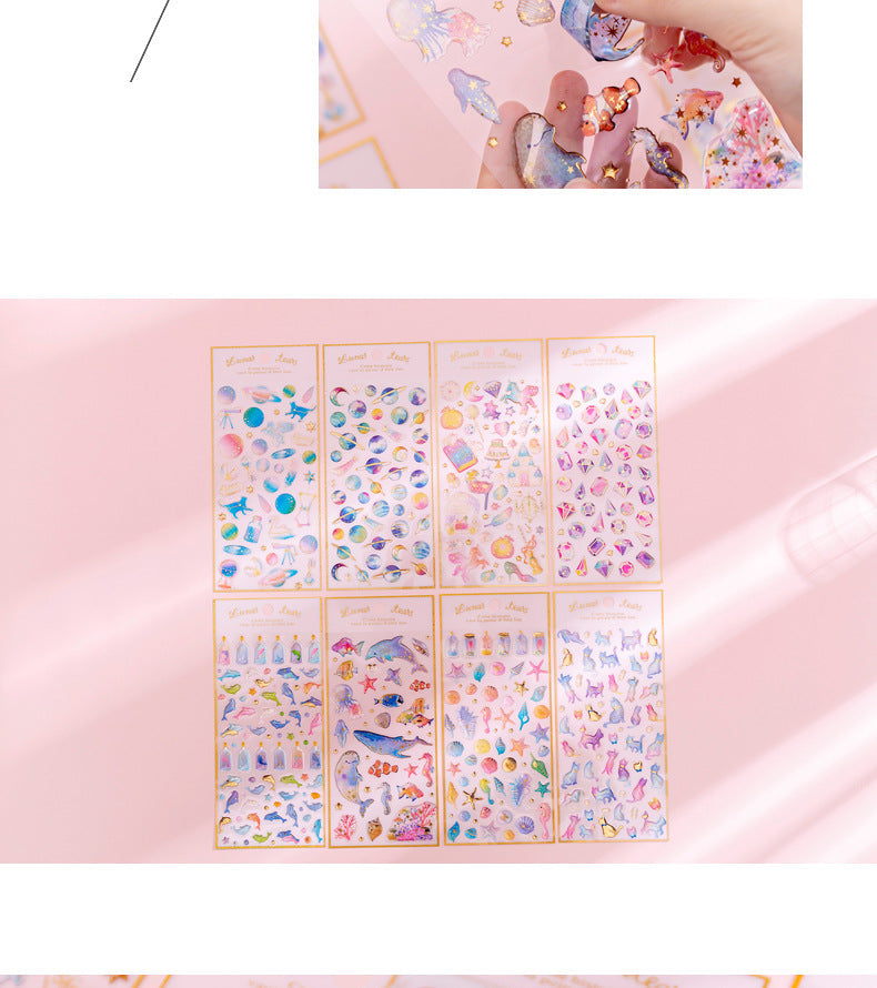 3D stickers for DIY crafts with whimsical designs