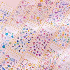 3D stickers for DIY crafts with whimsical designs