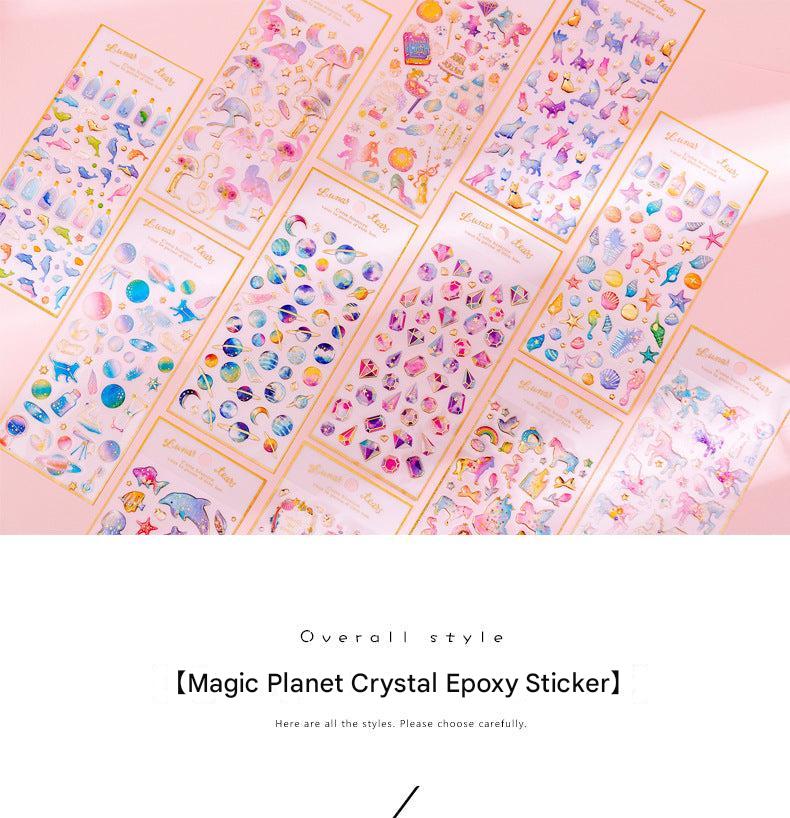 Children's creative stickering activities