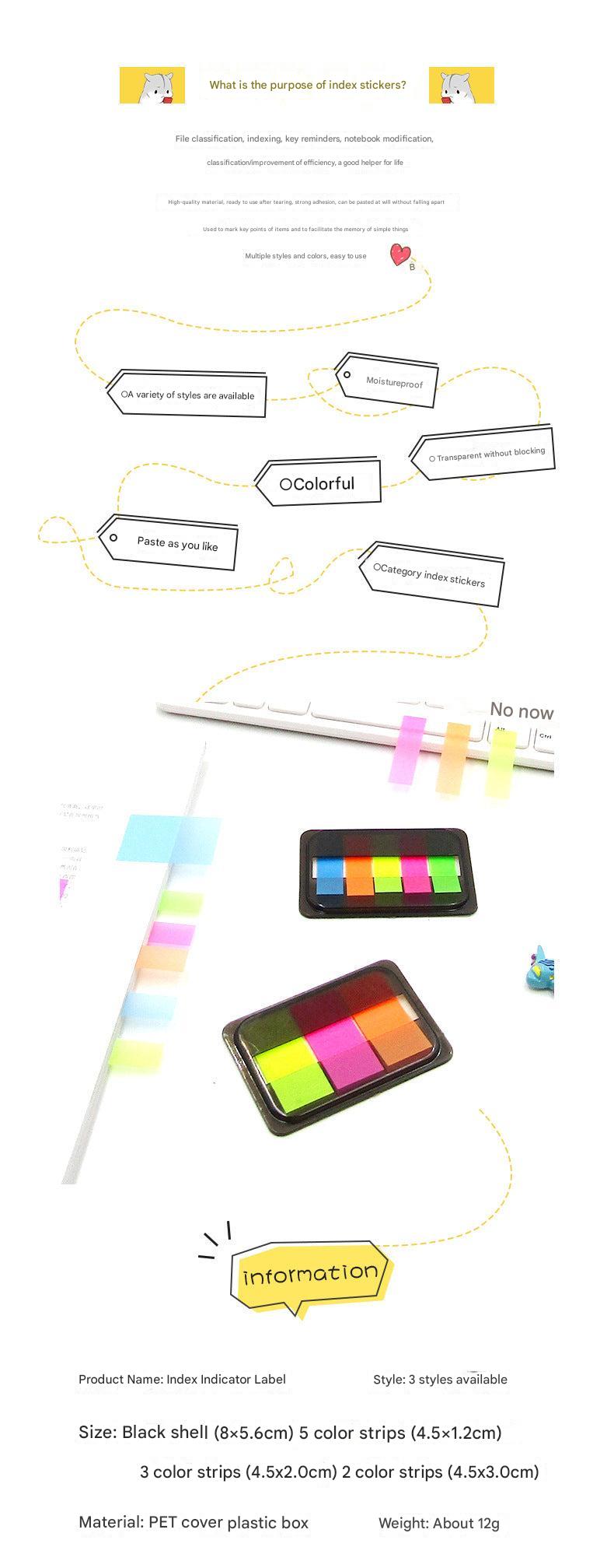 Close-up of colourful sticky notes
