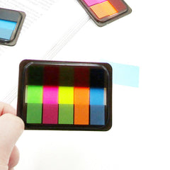Multi-colour adhesive index tabs display