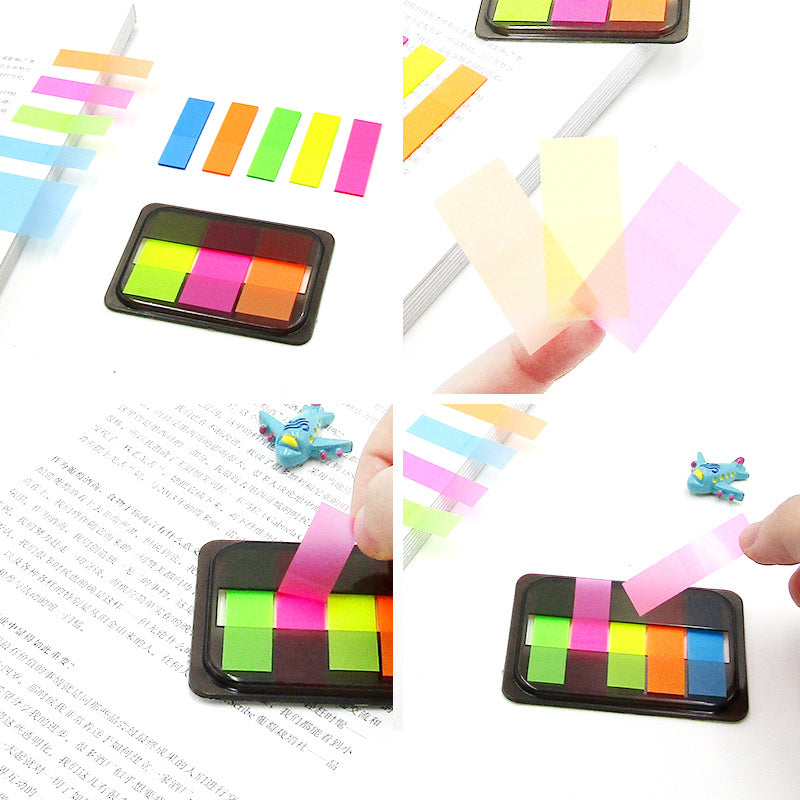 Stacked vibrant note pads for organisation
