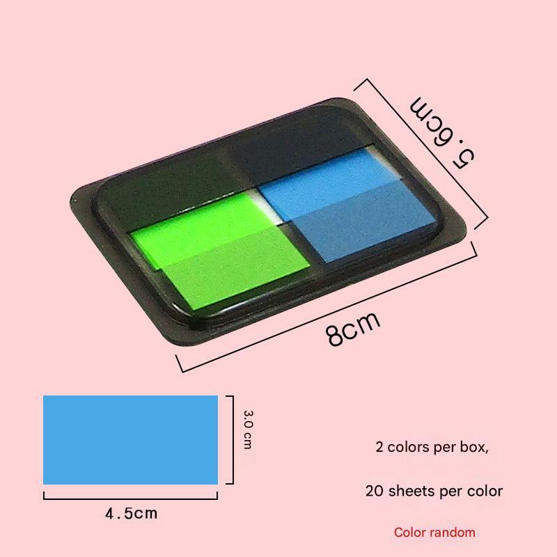 Top view of assorted sticky notes