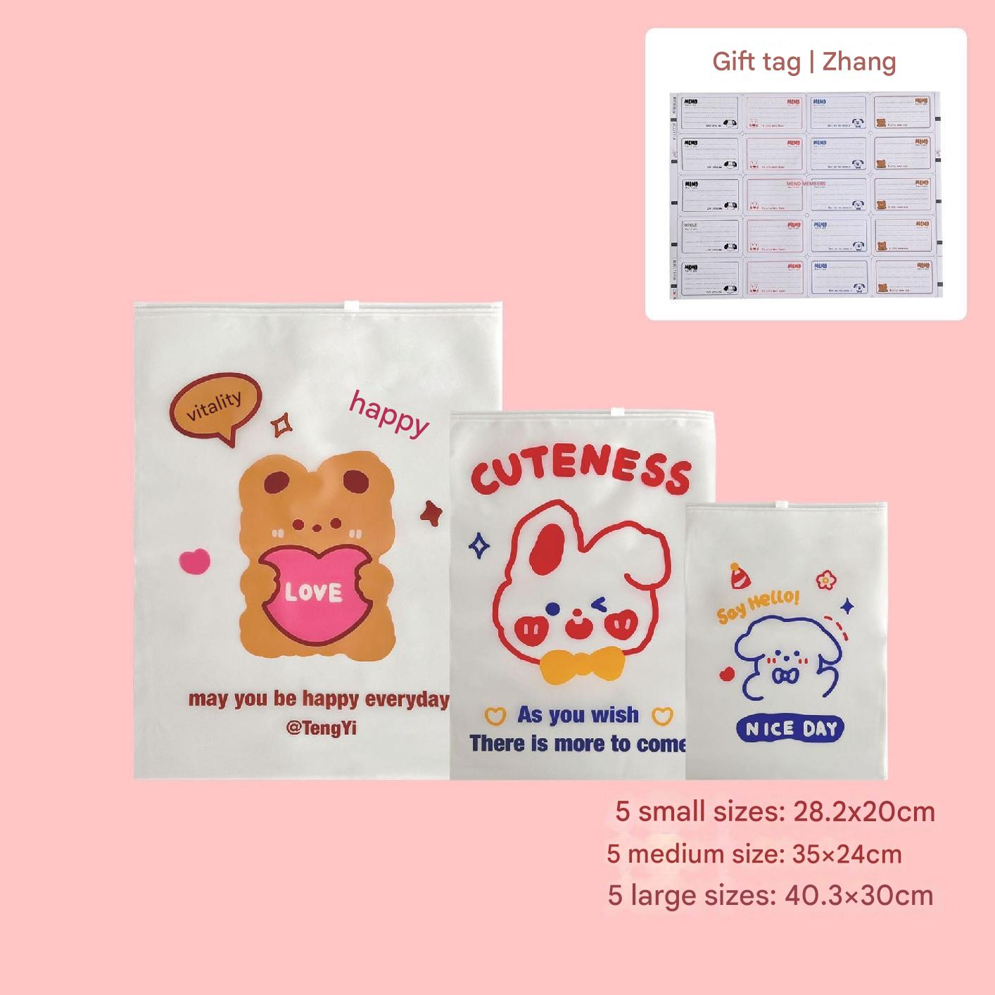Small cartoon travel pouch for organisation