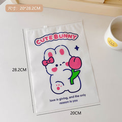Heart tea bear design large travel storage bag