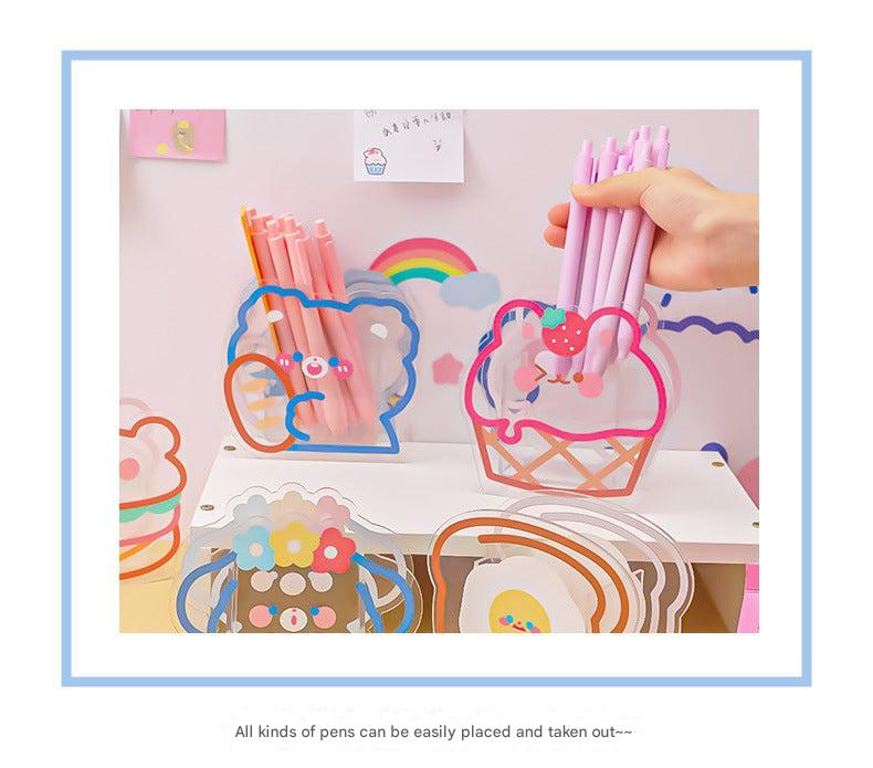 Multiple designs of cute acrylic holders