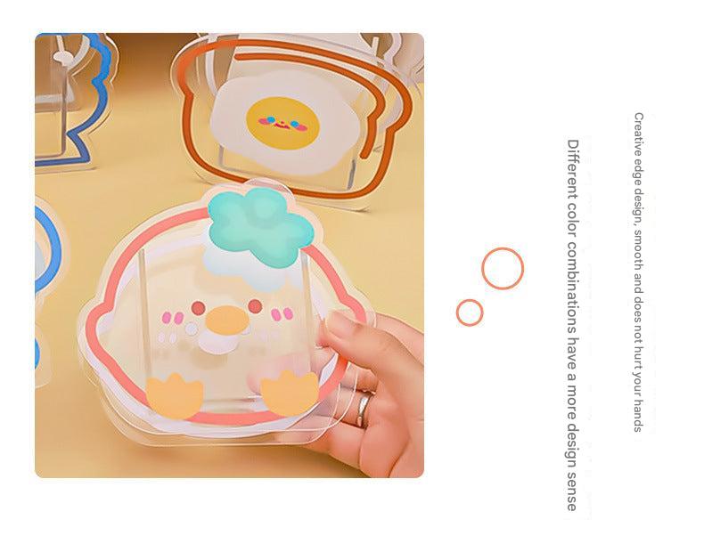 High-quality acrylic organiser with bear characters