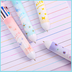 Retractable multicolor pen first colour variation
