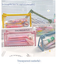 Lightweight transparent makeup bag