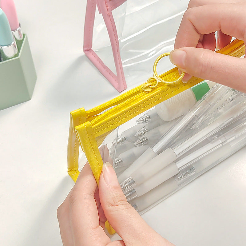 Lightweight transparent makeup bag