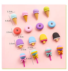 fun ice cream cone eraser image 2