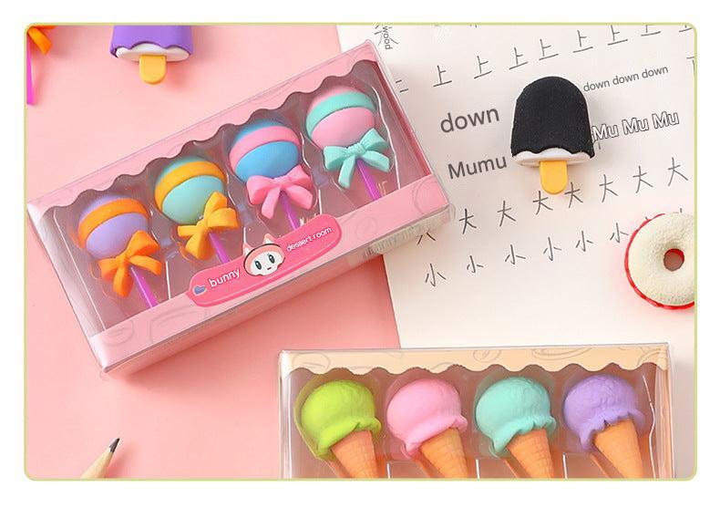 cute doughnut shaped eraser image 4