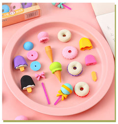 fun dessert erasers on desk image 10