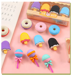 fun ice cream cone eraser image 2