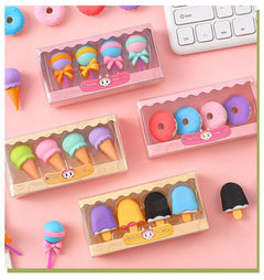 cute doughnut shaped eraser image 4
