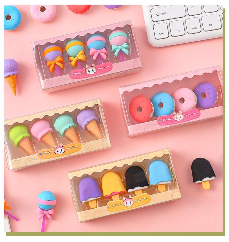 cute doughnut shaped eraser image 4