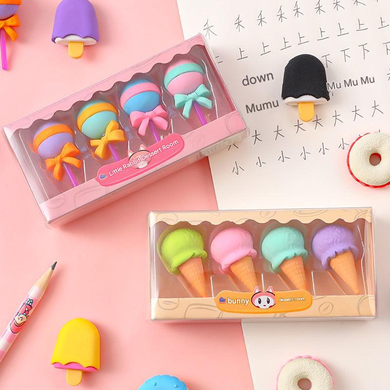 cute doughnut shaped eraser image 4