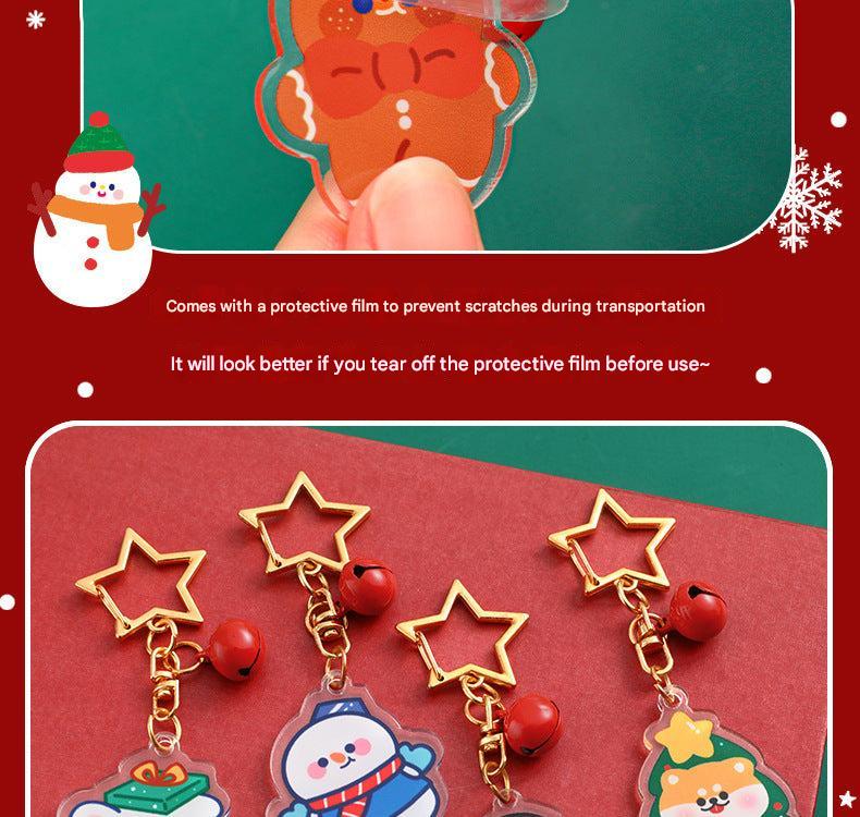 fun reindeer keychain for holiday spirit