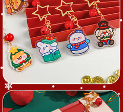 adorable reindeer keychain image