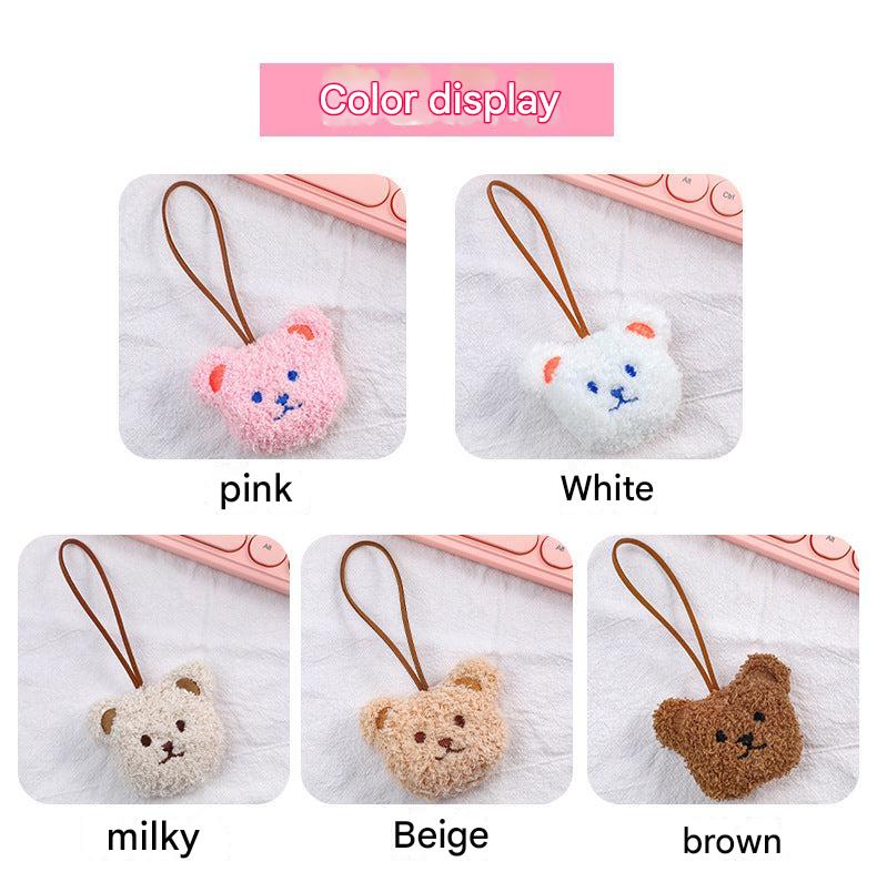 Brown Plush Bear Bag Pendant